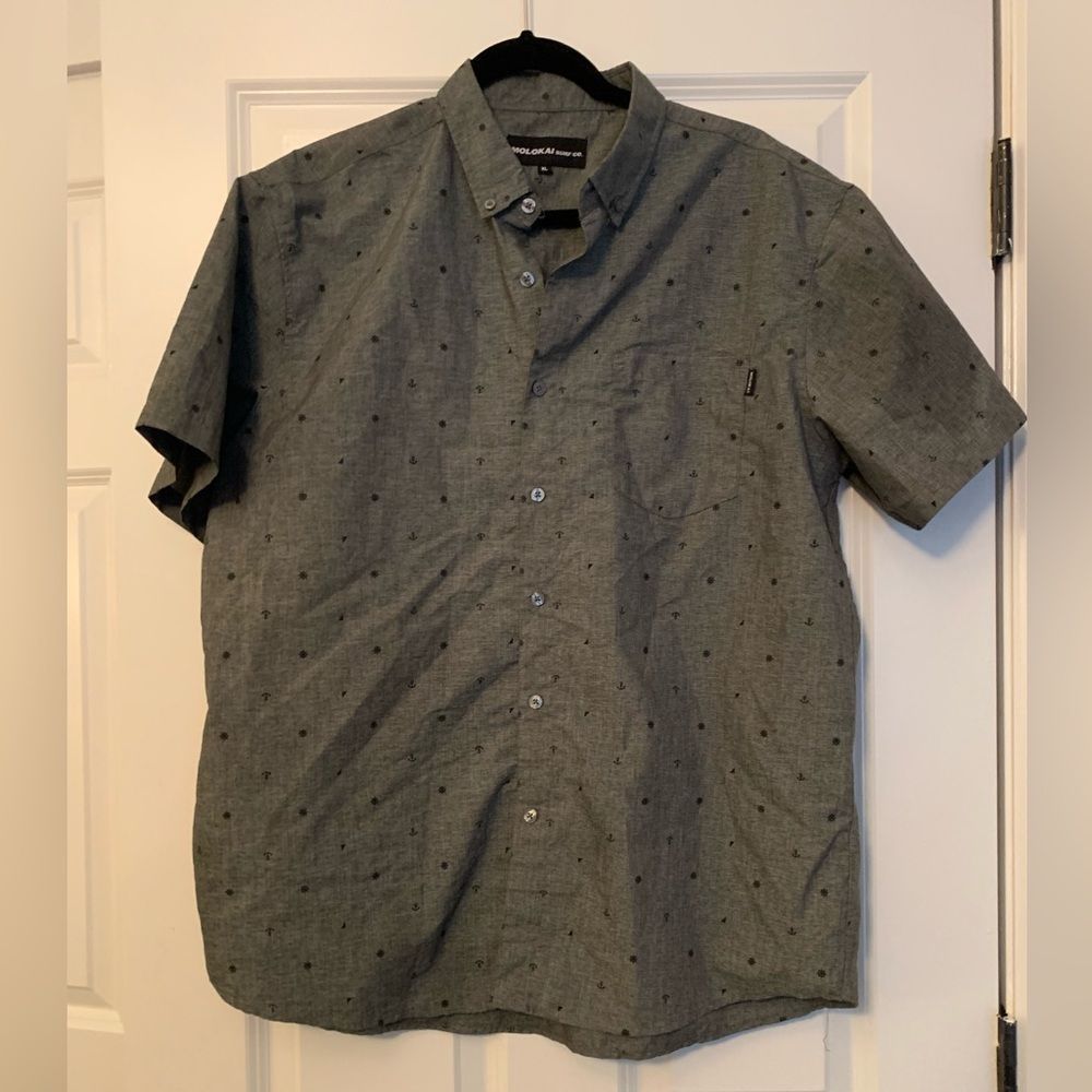 Molokai Surf Co Mens Short Sleeve Shirt size XL